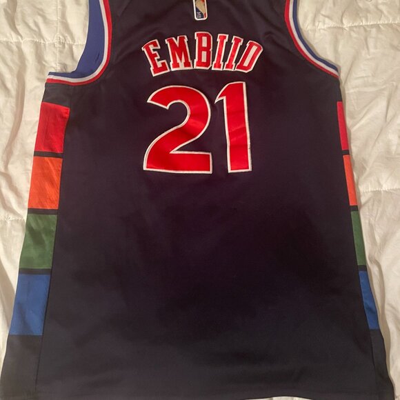 Philadelphia 76ers jersey-Joel Embiid-Nike-Icon Edition - Picture 2 of 4